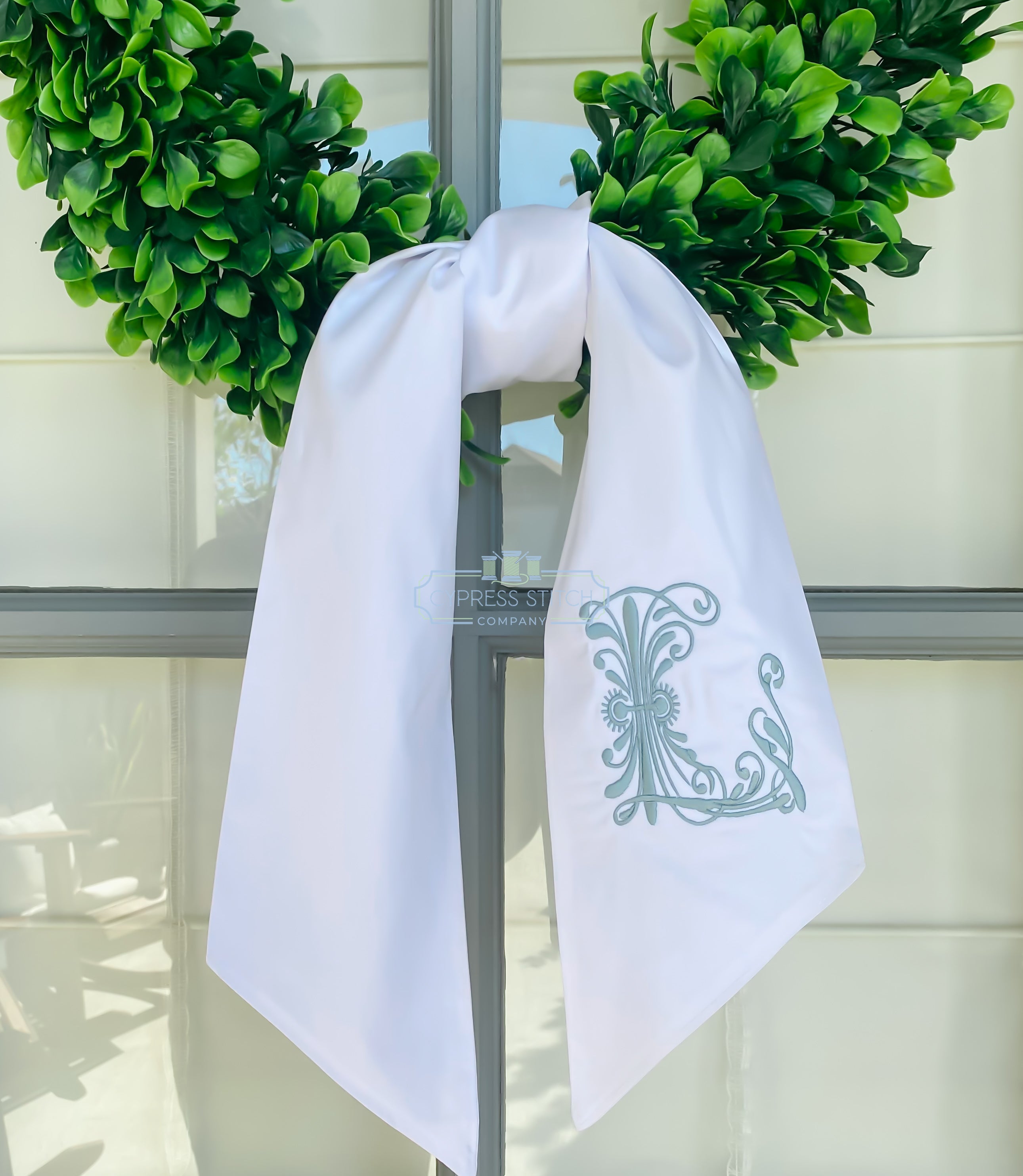 Wreath Sash – Hello Monogram Co